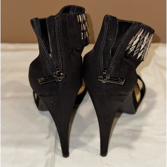 JESSICA SIMPSON SEXY 7 1/2 BLACK HEELS !! Excellent Condition!! - Picture 7 of 8